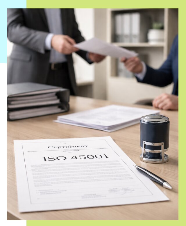 Сертификат ISO 45001 в Новошахтинске под ключ от 46872 р. | Сертэкс